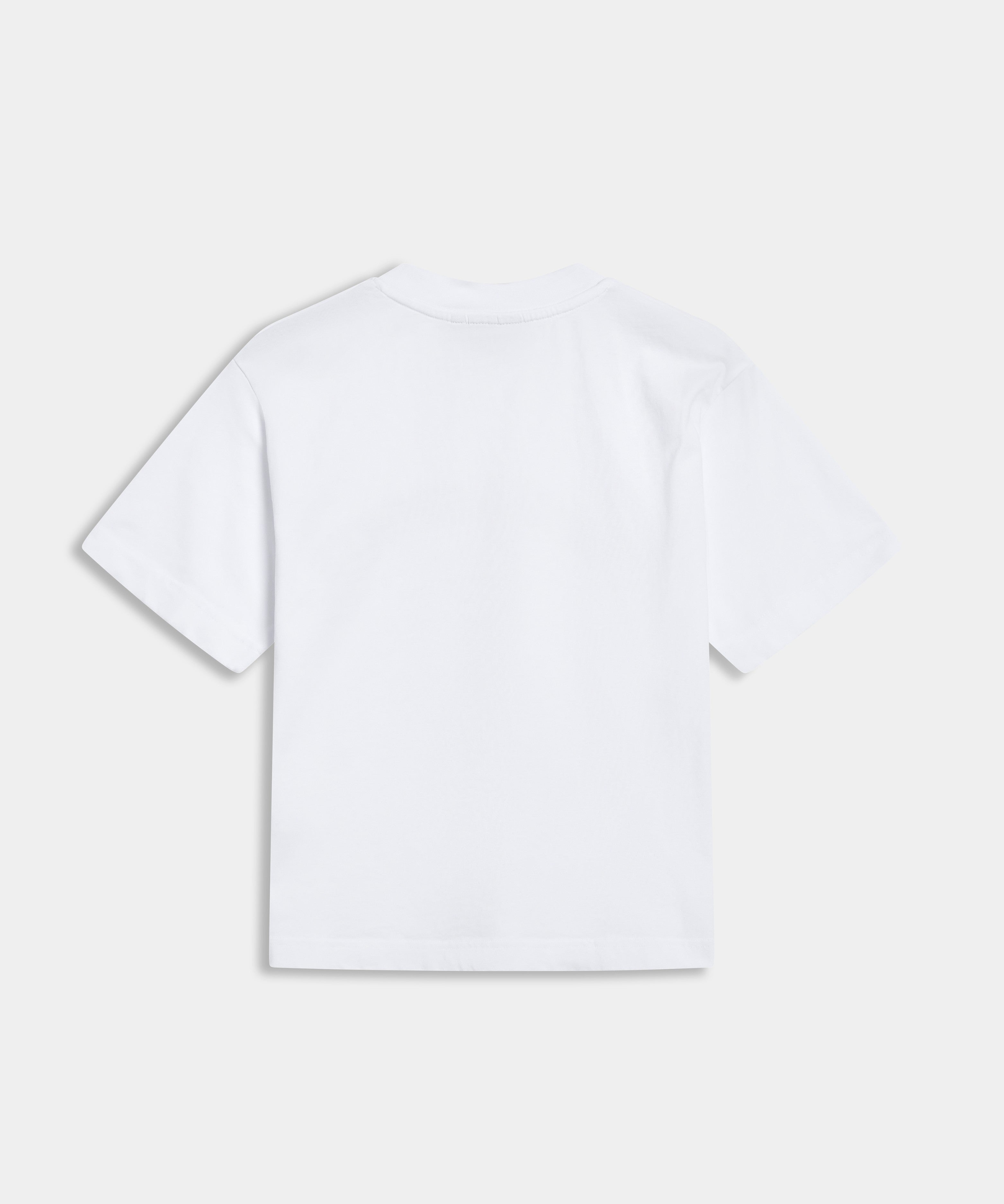 W. CS Tee - White w. Olive